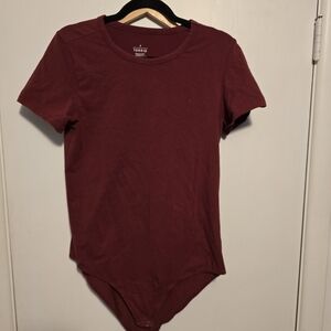 Torrid Rich Burgundy Crew Neck Top